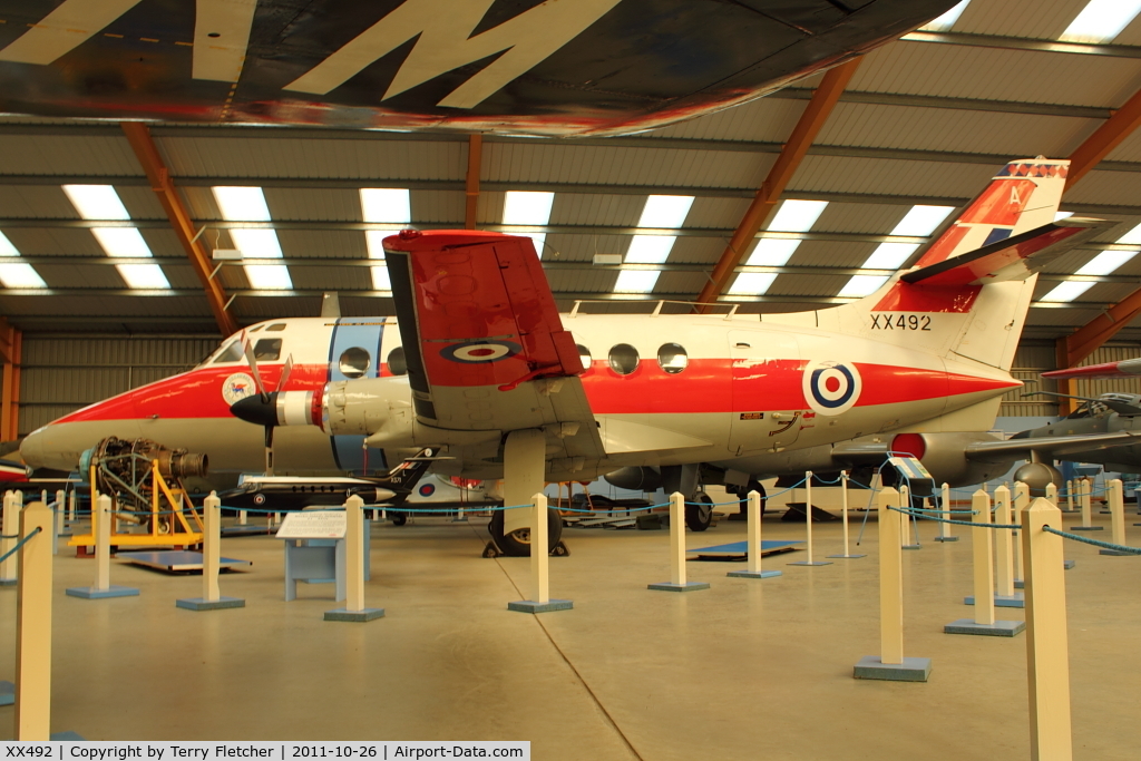 XX492, Scottish Aviation HP-137 Jetstream T.1 C/N 274, At Newark Air Museum in the UK