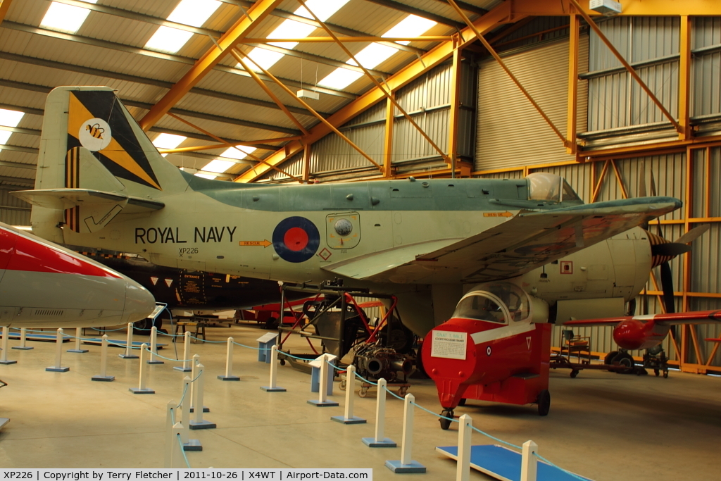 XP226, 1962 Fairey Gannet AEW.3 C/N F9468, At Newark Air Museum in the UK