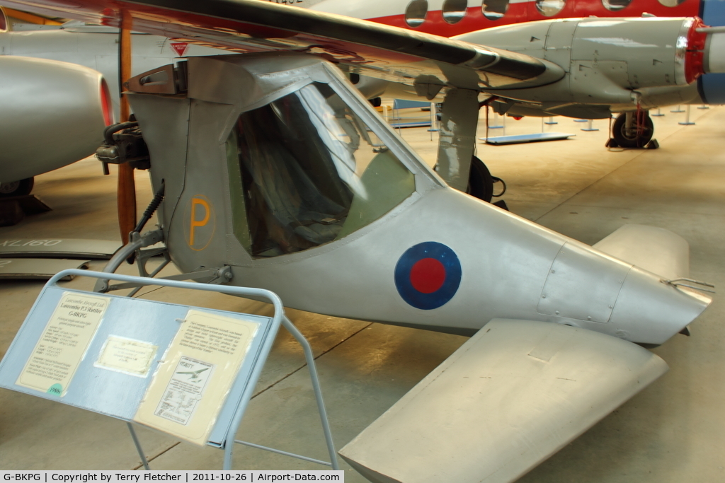 G-BKPG, Luscombe P3 Rattler Strike C/N 003, At Newark Air Museum in the UK