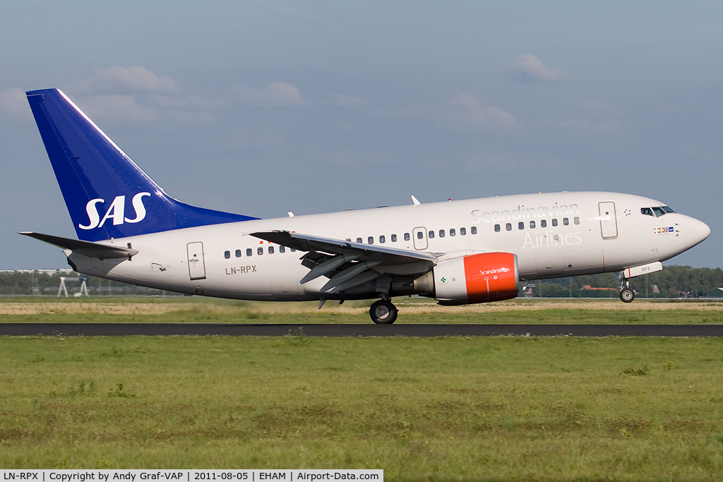 LN-RPX, 1998 Boeing 737-683 C/N 28291, Scandinavian Airlines 737-600