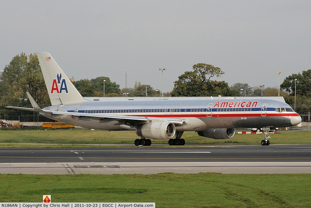N186AN, 2001 Boeing 757-223 C/N 32380, American Airlines