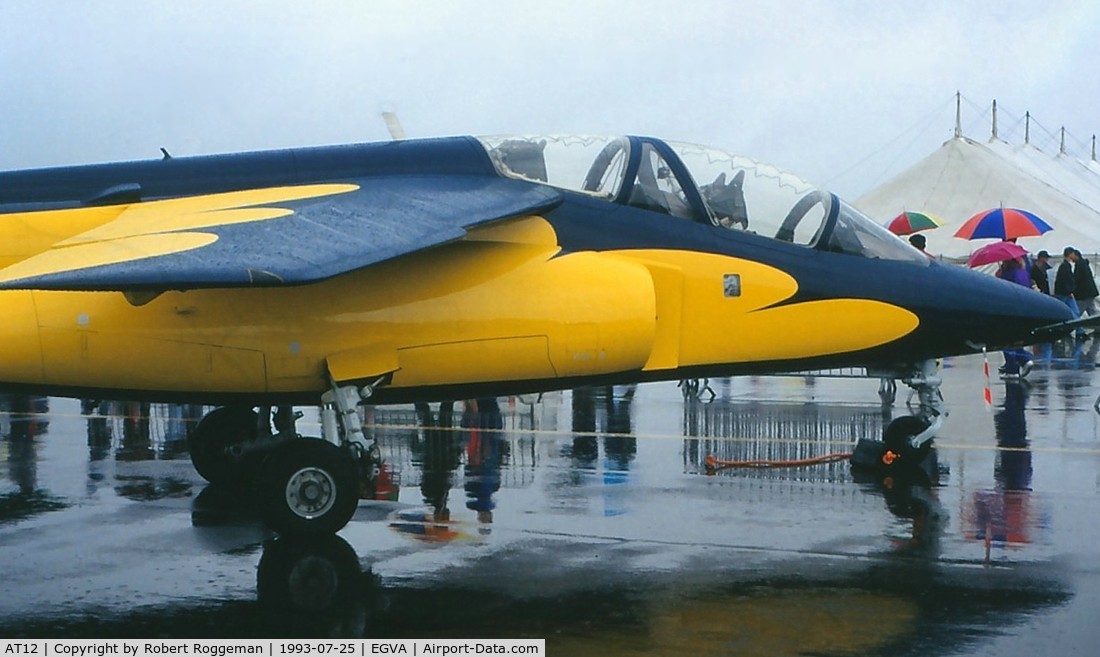 AT12, Dassault-Dornier Alpha Jet 1B C/N B12/1036, BATBIRD.75 YEARS 11 SQUADRON.