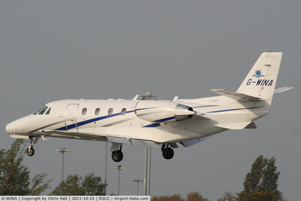 G-WINA, 2003 Cessna 560XL Citation Excel C/N 560-5343, London Executive Aviation