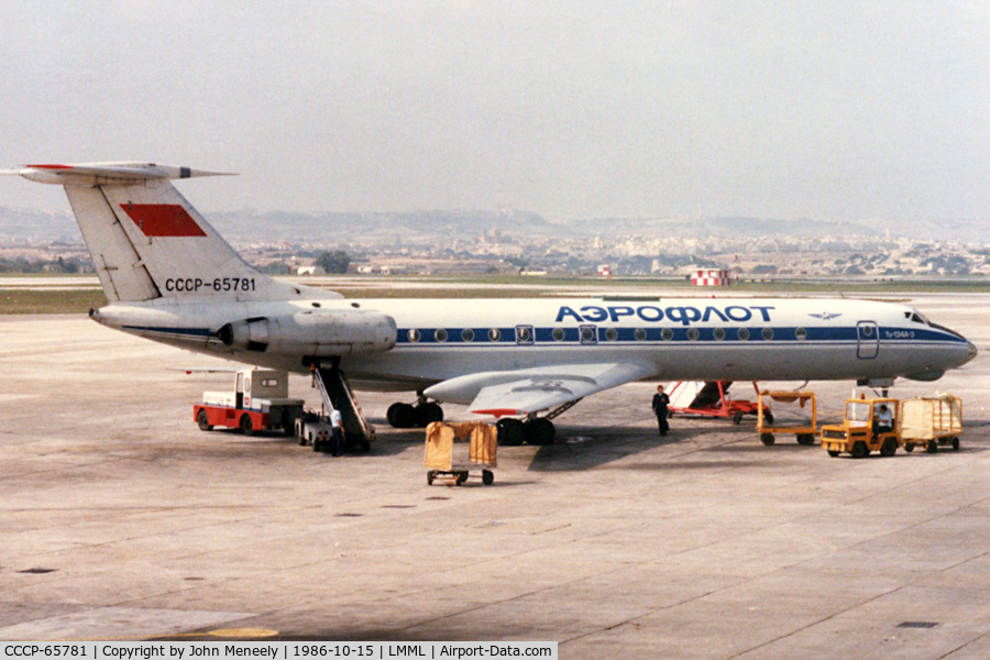 CCCP-65781, 1979 Tupolev Tu-134A-3 C/N 62645, On the ramp