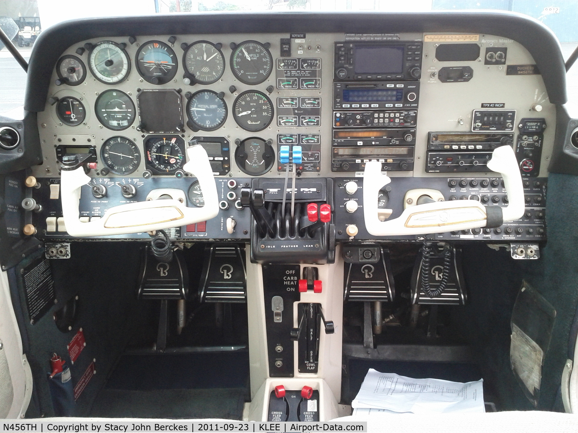 N456TH, 1980 Beech 76 Duchess C/N ME-319, revised cockpit