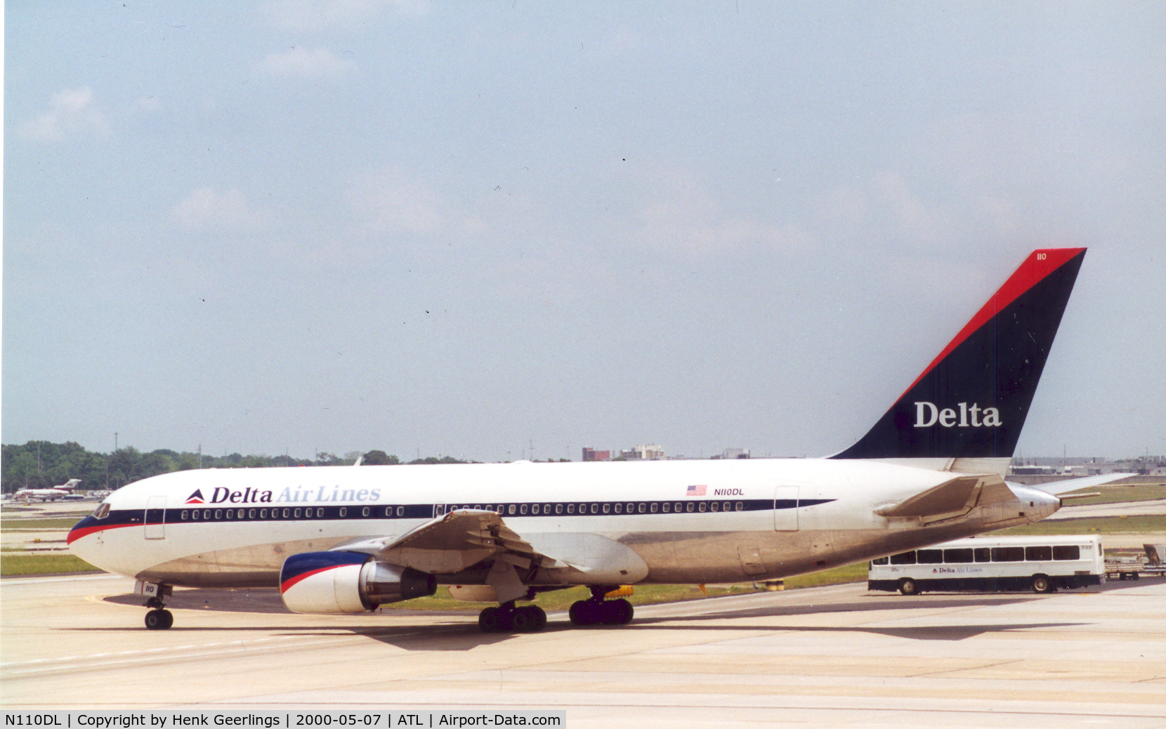 N110DL, 1983 Boeing 767-232 C/N 22222, Delta