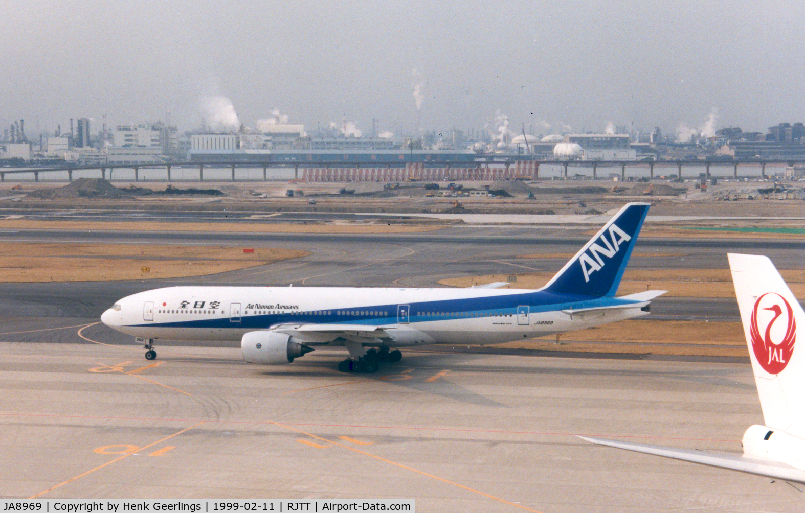 JA8969, 1996 Boeing 777-281 C/N 27032, ANA