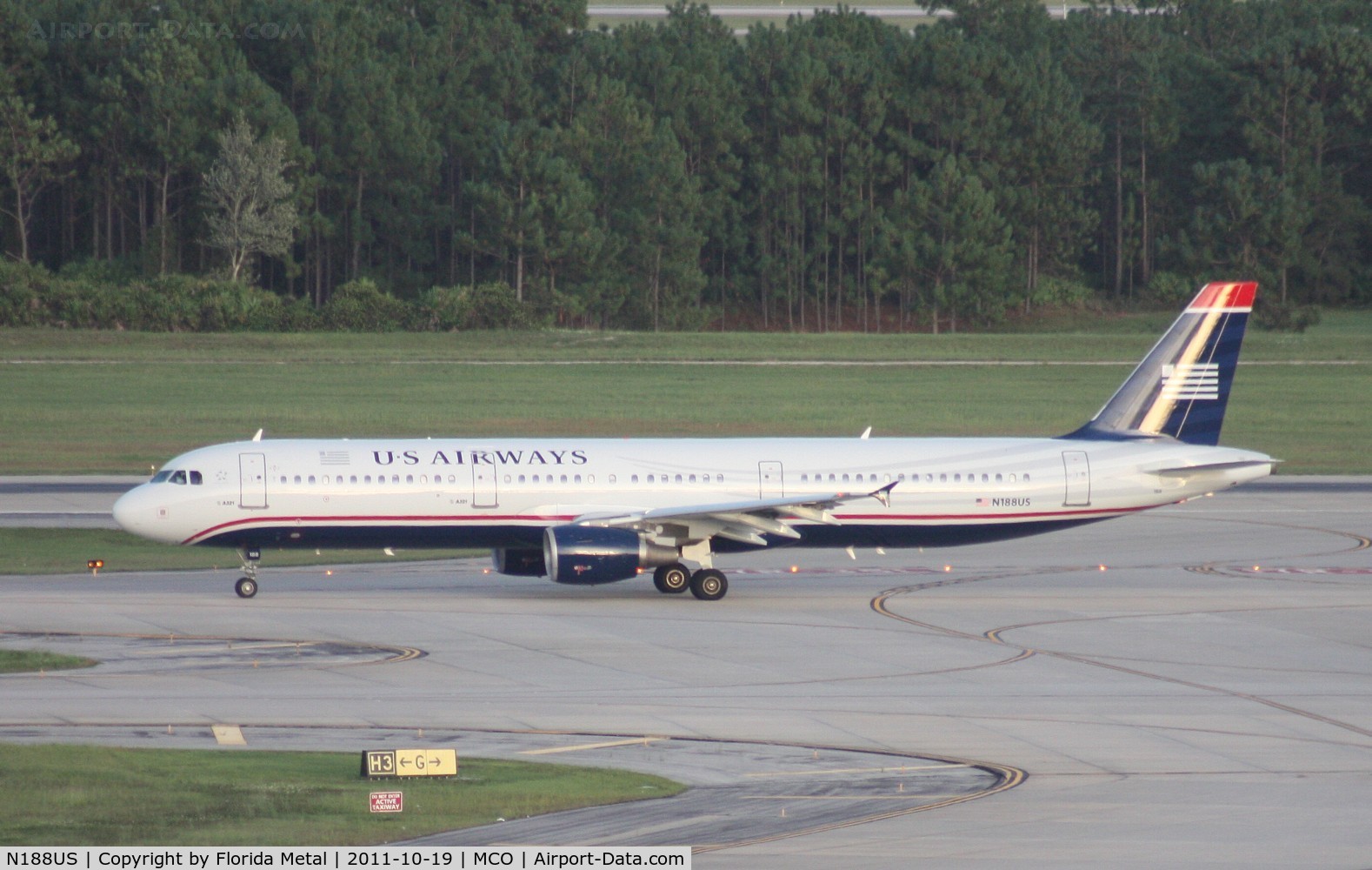 N188US, 2002 Airbus A321-211 C/N 1724, US Airways A321