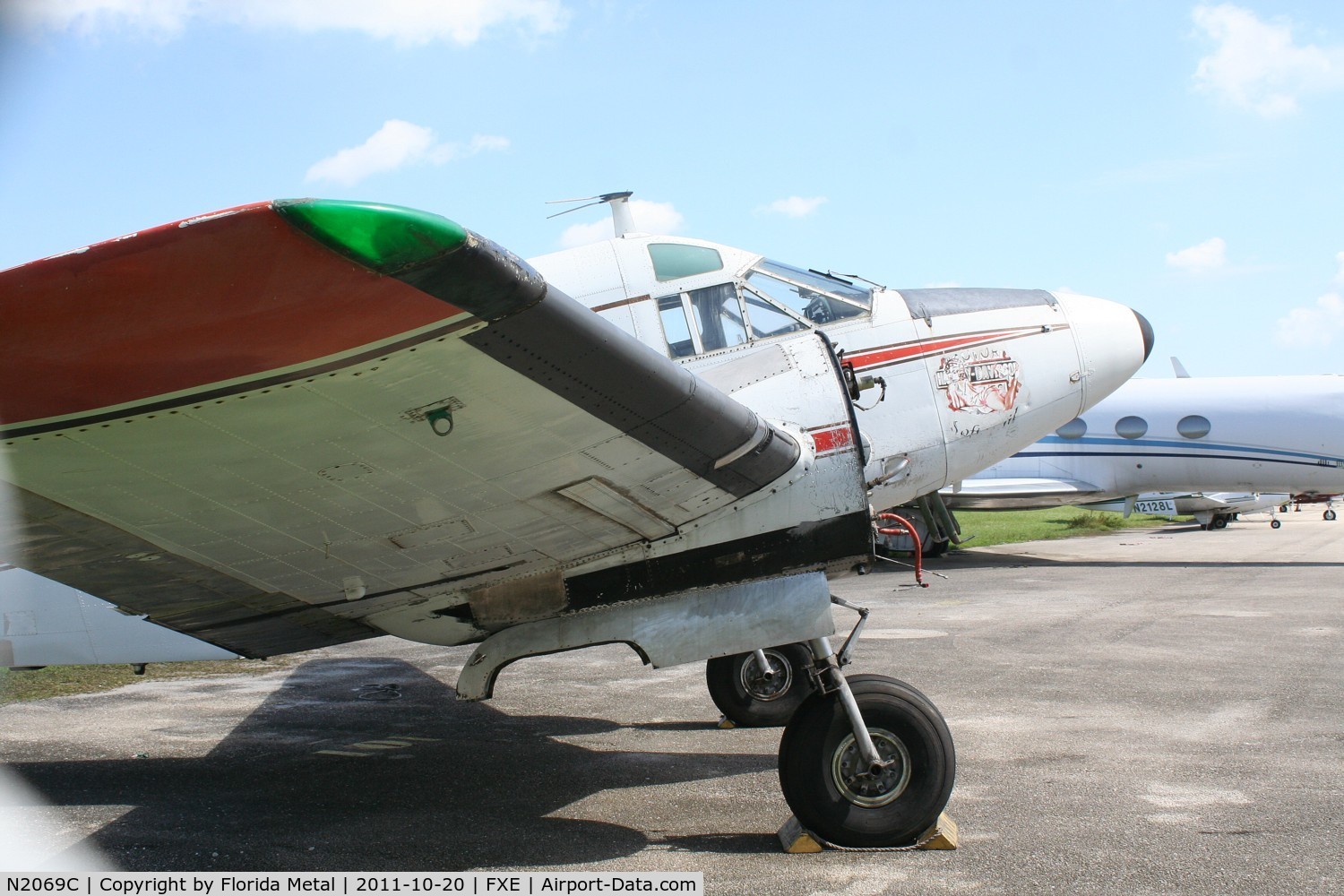 N2069C, 1959 Beech E18S C/N BA-430, Beech E18S