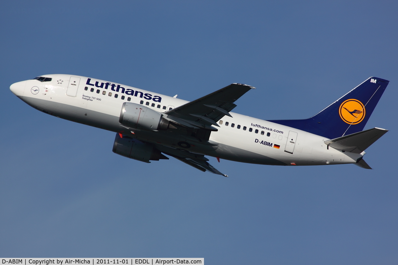D-ABIM, 1991 Boeing 737-530 C/N 24937, Lufthansa, Boeing 737-530, CN: 24937/2011, Name: Salzgitter