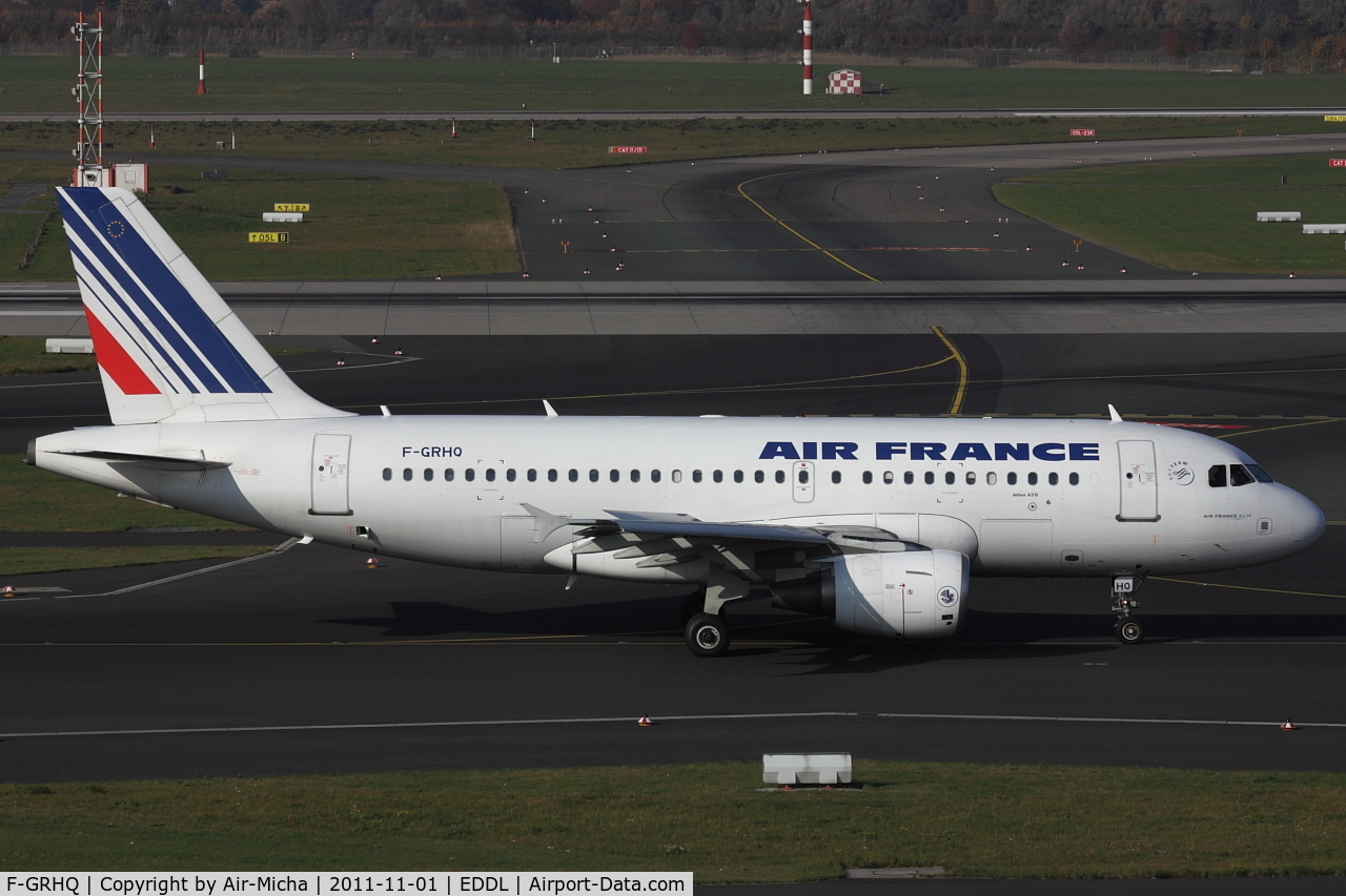 F-GRHQ, 2000 Airbus A319-111 C/N 1404, Air France, Airbus A319-111, CN: 1404