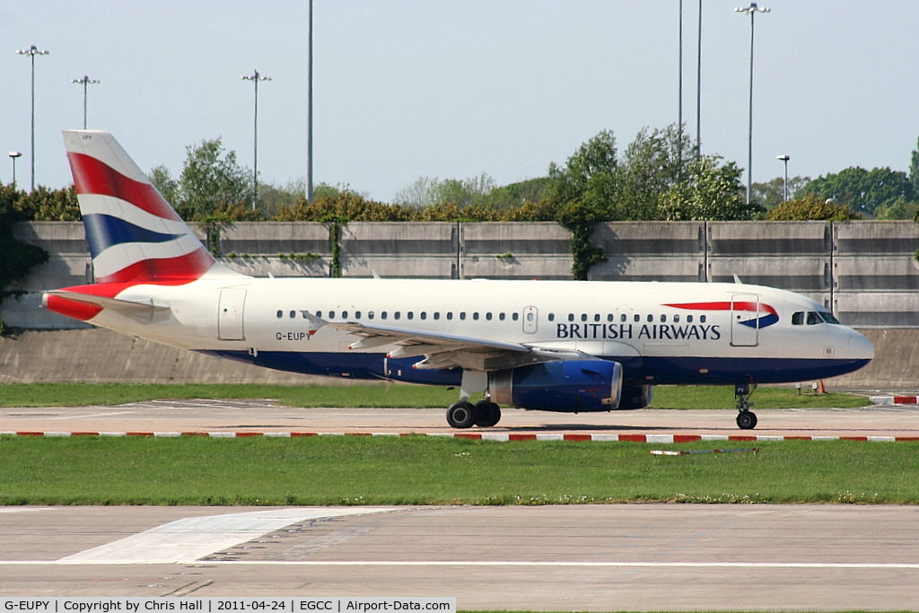 G-EUPY, 2001 Airbus A319-131 C/N 1466, British Airways