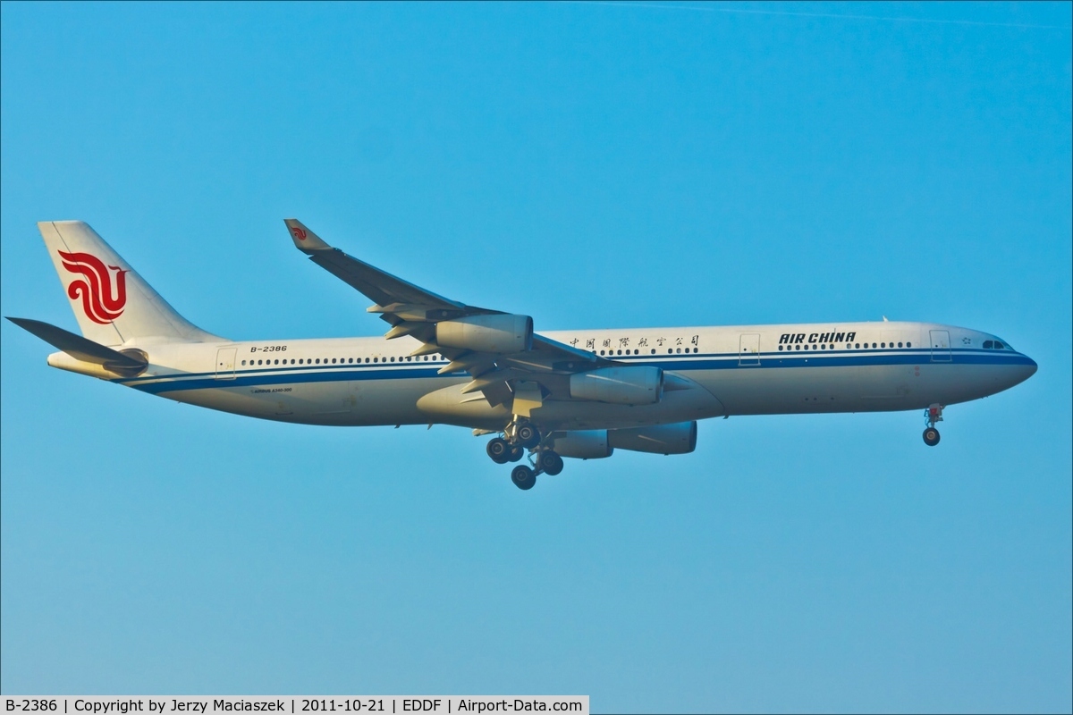 B-2386, 1997 Airbus A340-313 C/N 199, Airbus A340-313