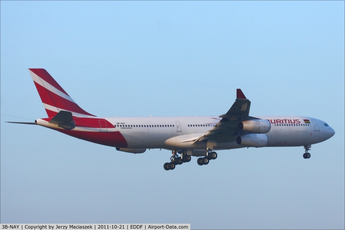 3B-NAY, 1996 Airbus A340-313 C/N 152, Airbus A340-313