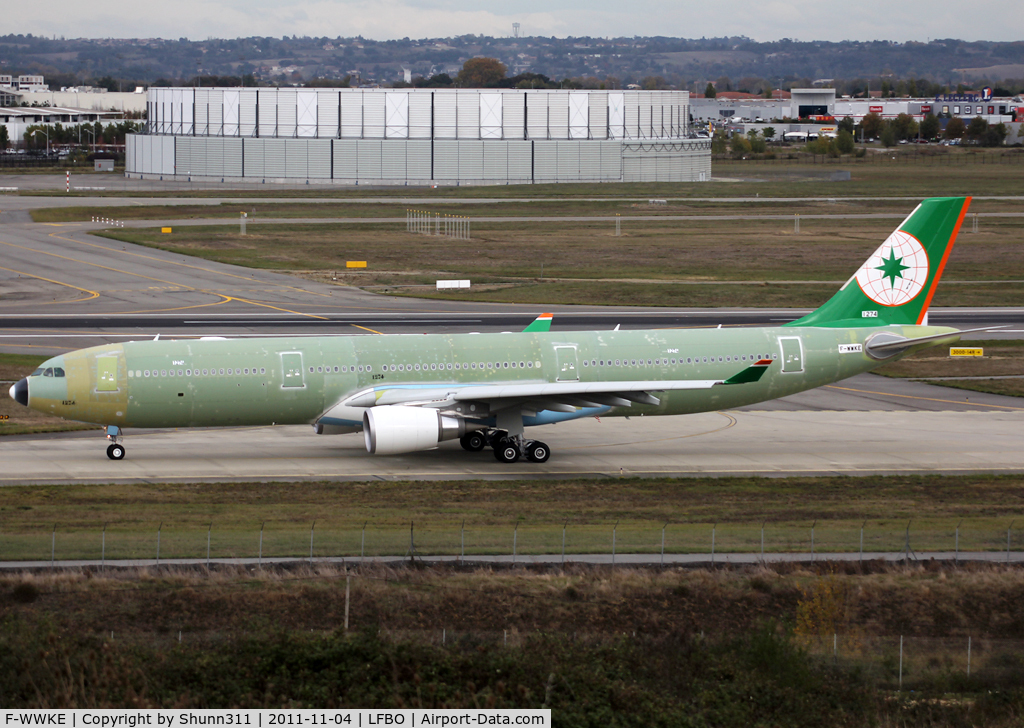 F-WWKE, 2011 Airbus A330-302X C/N 1274, C/n 1274 - For Eva Airways