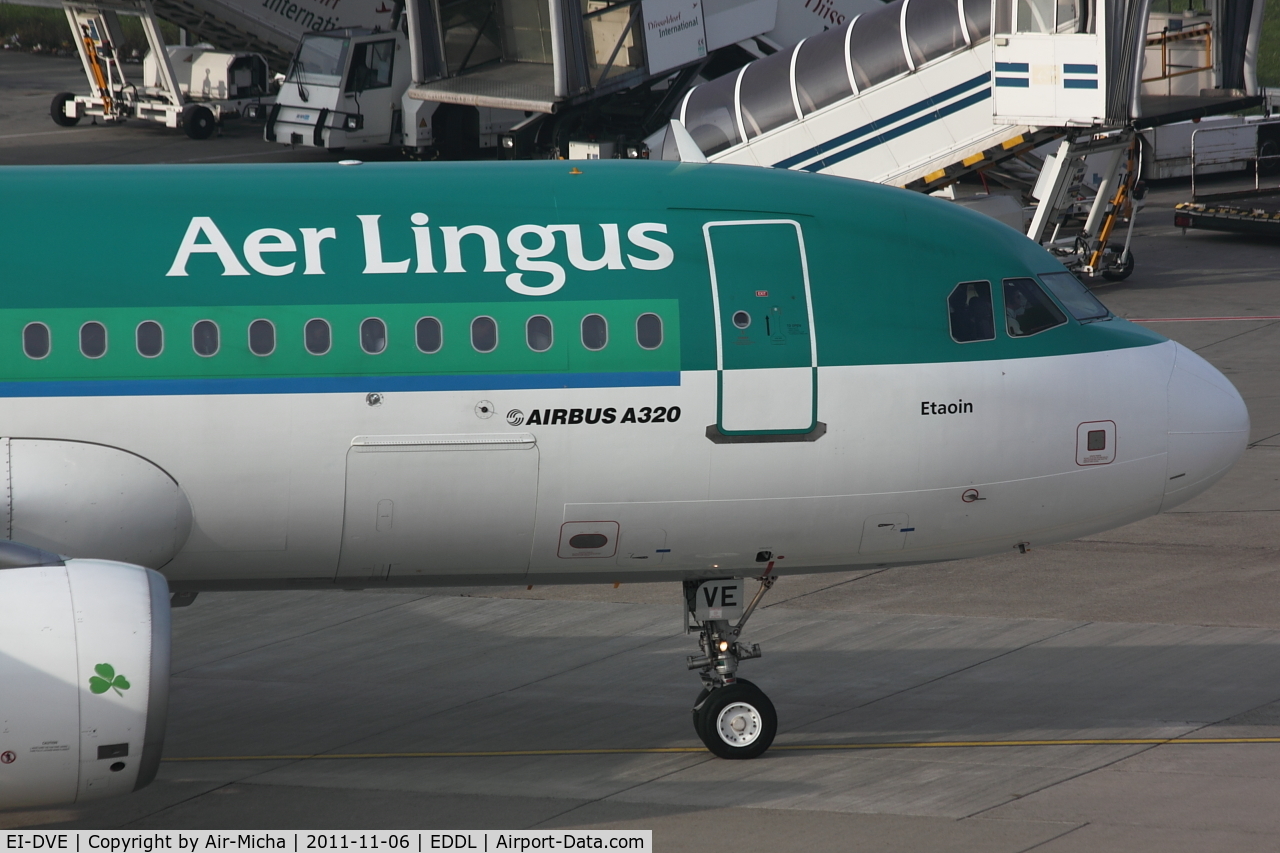 EI-DVE, 2007 Airbus A320-214 C/N 3219, Aer Lingus, Airbus A320-214, CN: 3219, Name: St. Aideen/Etaoin