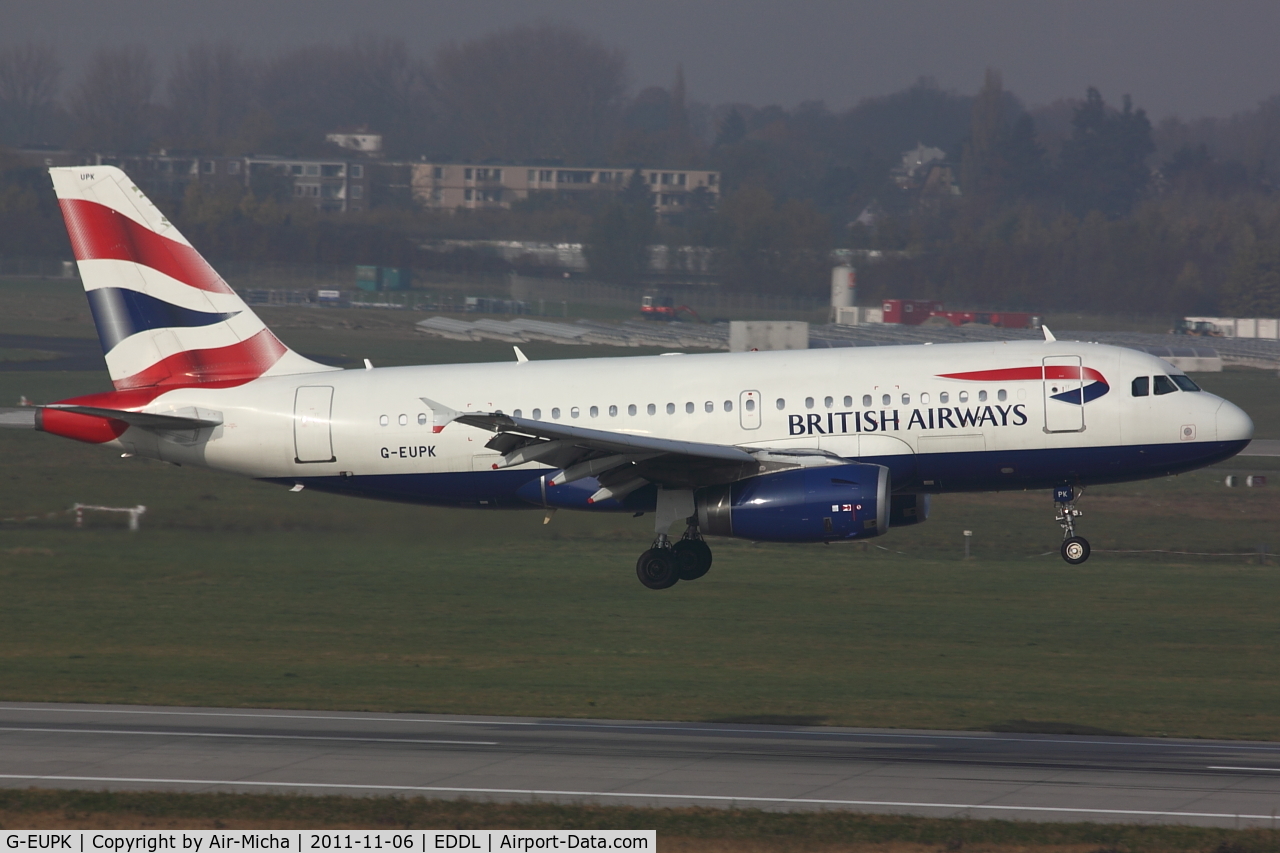 G-EUPK, 2000 Airbus A319-131 C/N 1236, British Airways, Airbus A319-131, CN: 1236