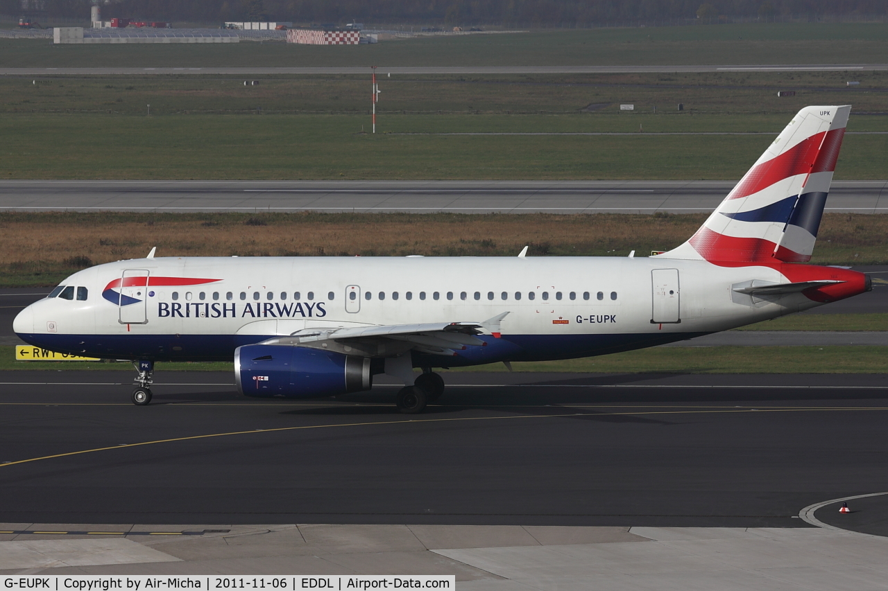 G-EUPK, 2000 Airbus A319-131 C/N 1236, British Airways, Airbus A319-131, CN: 1236