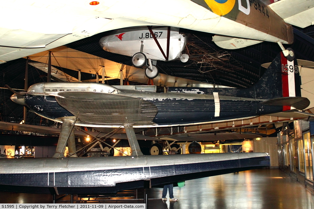 S1595, Supermarine S-6B C/N Not found S1595, Displayed at The Science Museum , Kensington , London