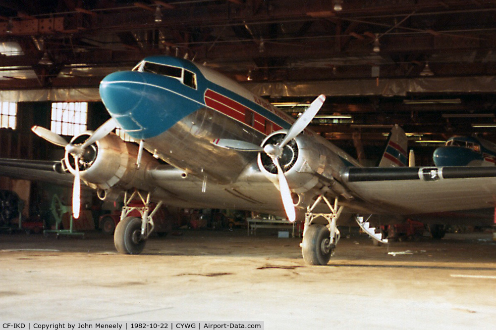 CF-IKD, 1945 Douglas DC-3C-S1C3G (C-47B) C/N 16821, Ilford Riverton Airways