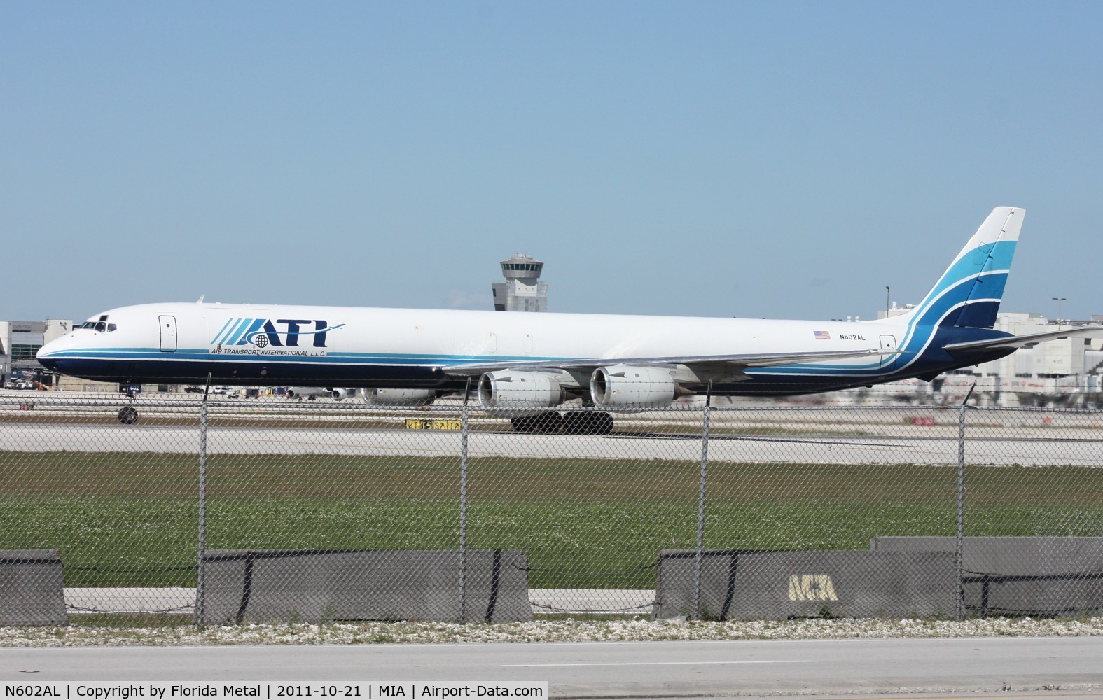 N602AL, 1968 Douglas DC-8-73F C/N 45991, ATI DC-8-73