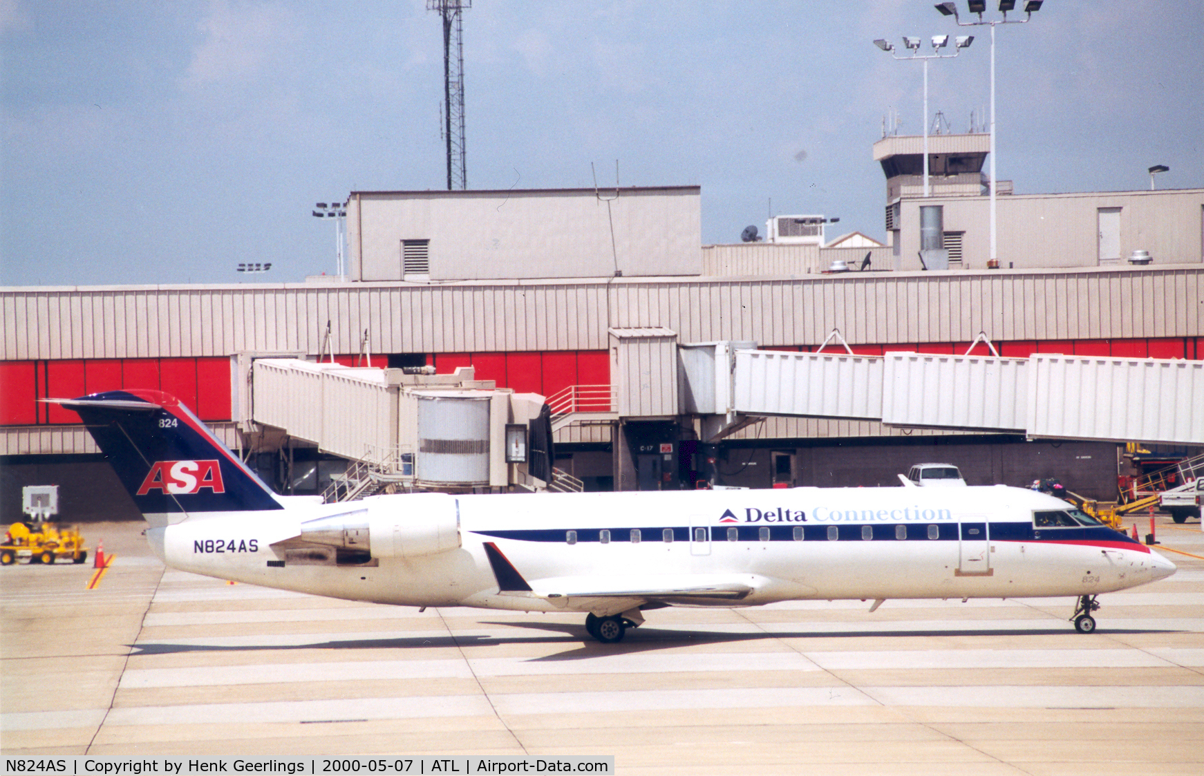 N824AS, 1997 Canadair CRJ-200ER (CL-600-2B19) C/N 7203, ASA Delta Connection