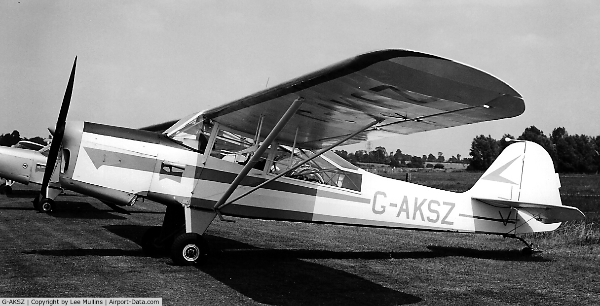 G-AKSZ, 1945 Taylorcraft J Auster 5 C/N 1503, Al Mathie's Auster 5D. C1989.