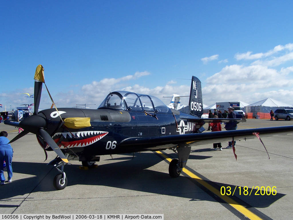 160506, Beech T-34C Turbo Mentor C/N GL-63, Static display at the Capitol Airshow 2006.
