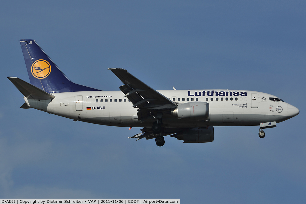 D-ABJI, 1991 Boeing 737-530 C/N 25358, Lufthansa Boeing 737-500