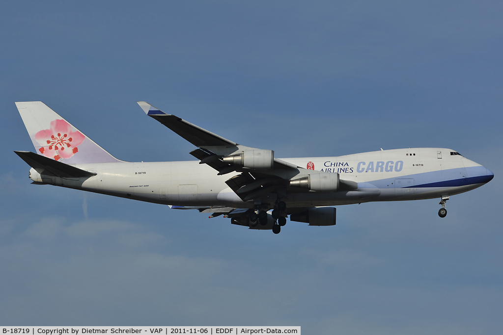 B-18719, 2005 Boeing 747-409F/SCD C/N 33739, China Airlines Boeing 747-400