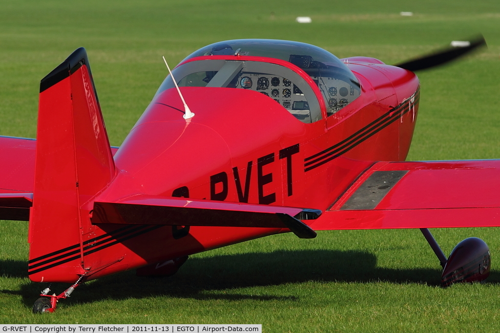 G-RVET, 1999 Vans RV-6 C/N PFA 181-12852, 1999 Vans RV-6, c/n: PFA 181-12852 at Rochester, Kent