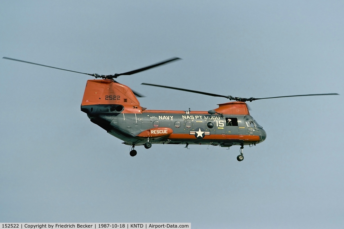 152522, 1963 Boeing Vertol HH-46A Sea Knight C/N 2143, Pt. Mugu Air Show 1987