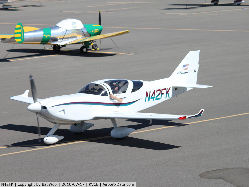 N42FK, 1995 Stoddard-Hamilton Glasair II-S SFT C/N 2210, Participating in the Young Eagles monthly flight event.