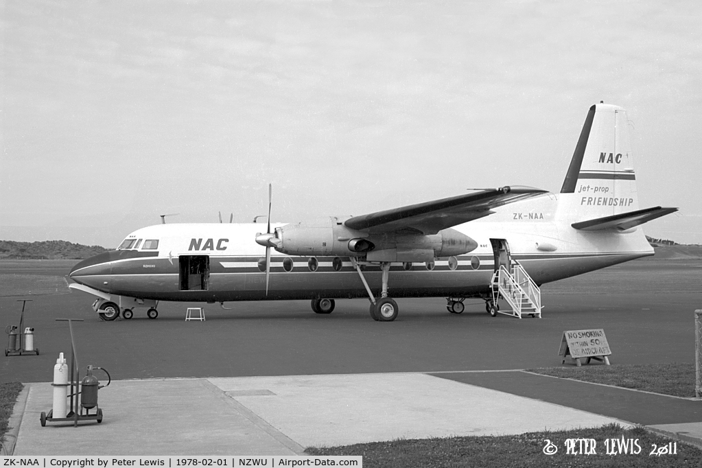 ZK-NAA, 1959 Fokker F.27-100 Friendship C/N 10118, NZ National Airways Corp., Wellington
