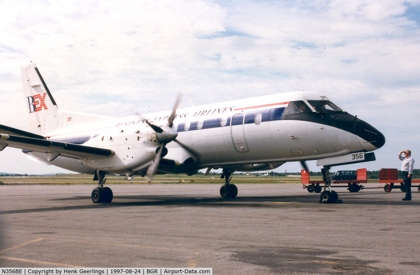 N356BE, 1991 Saab 340B C/N 340B-275, BEX - Business Express Airlines