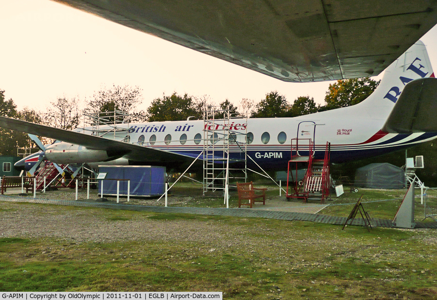 G-APIM, 1958 Vickers Viscount 806 C/N 412, Repaint project progress update - note revised livery