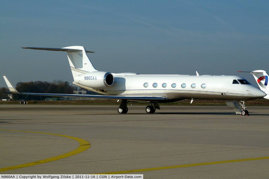 N860AA, 2005 Gulfstream Aerospace GV-SP (G550) C/N 5079, visitor