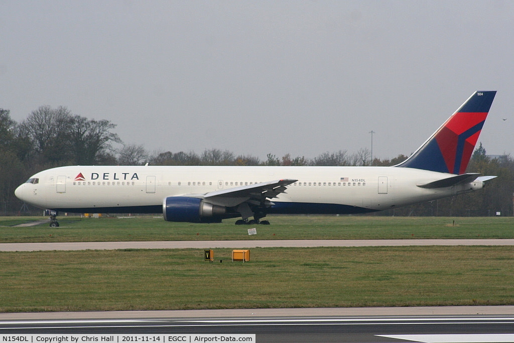 N154DL, 1991 Boeing 767-3P6 C/N 25241, Delta Air Lines