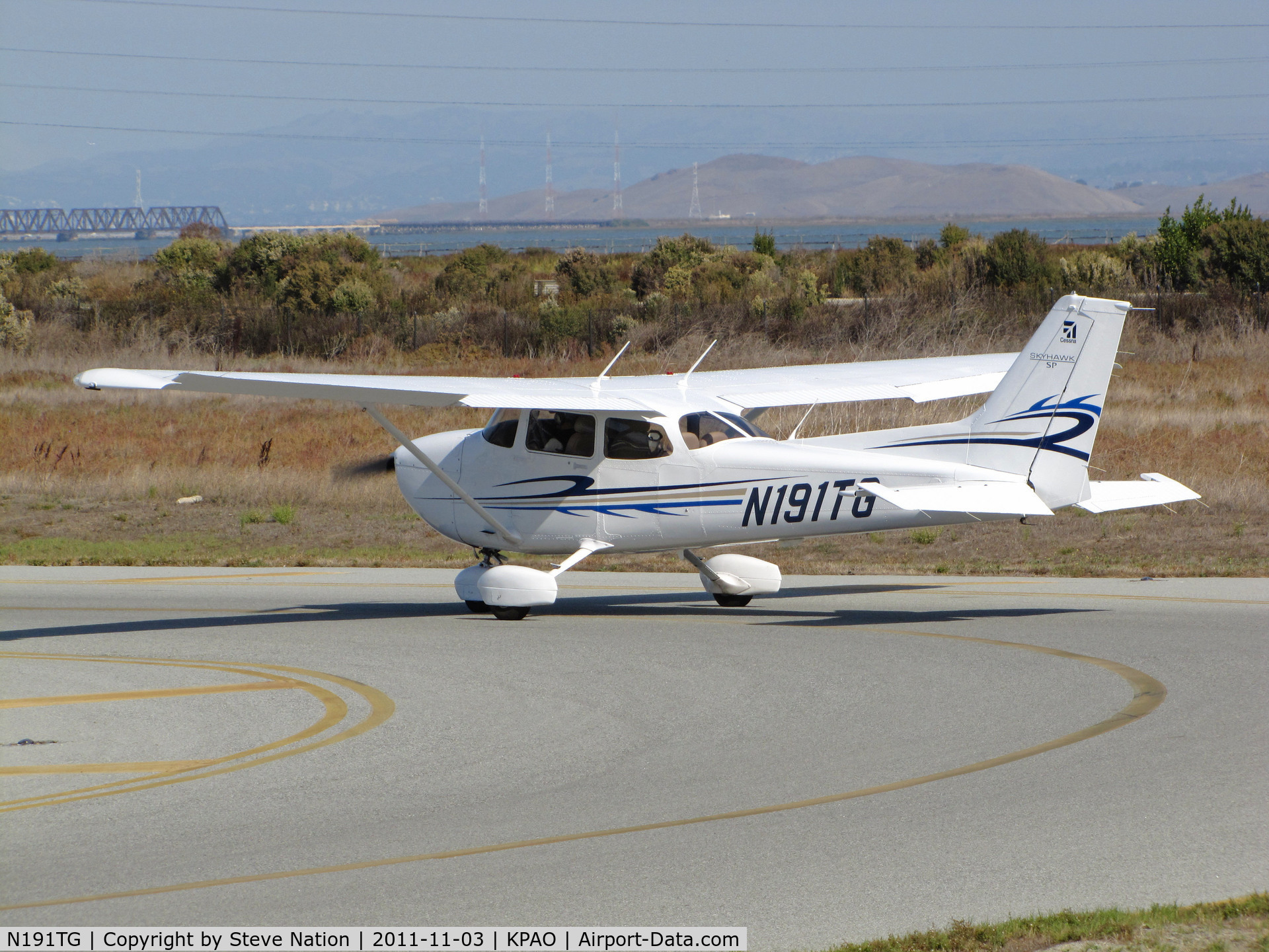 N191TG, Cessna 172S C/N 172S11097, Locally-based Tango Golf Aerosspace LLC new 2011 Cessna 172S at Palo Alto, CA
