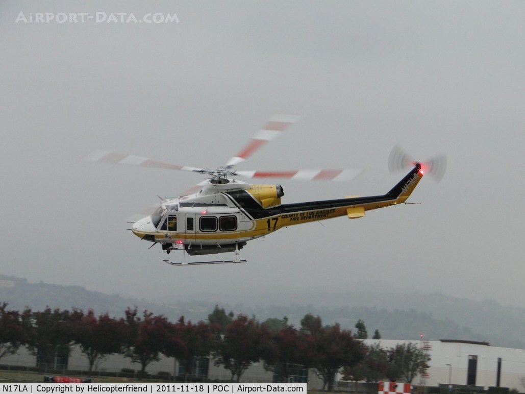 N17LA, 1992 Bell 412 C/N 36044, Called out for an emergency airlift