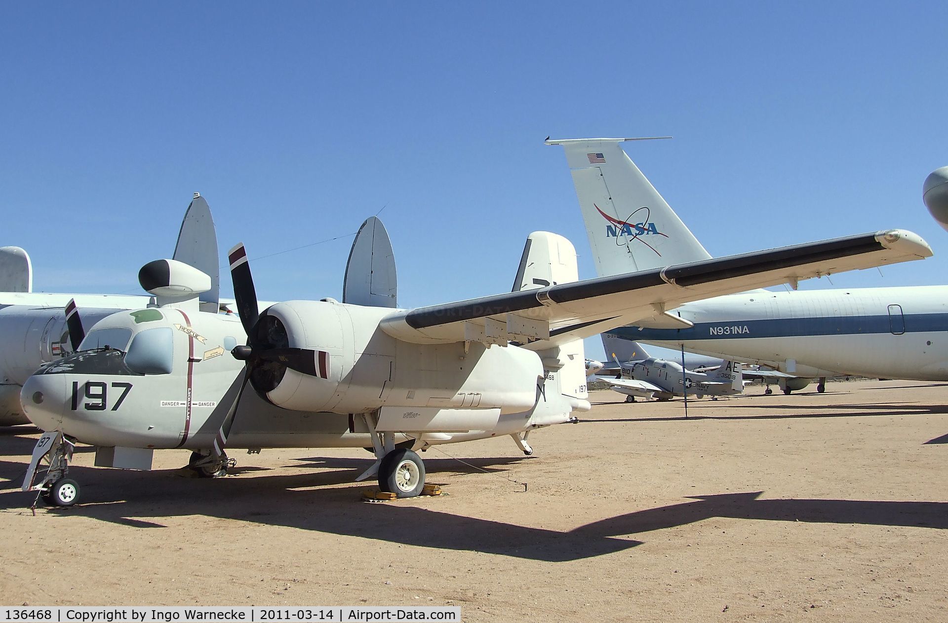136468, Grumman S-2A Tracker C/N 377, Grumman S-2A Tracker at the Pima Air & Space Museum, Tucson AZ