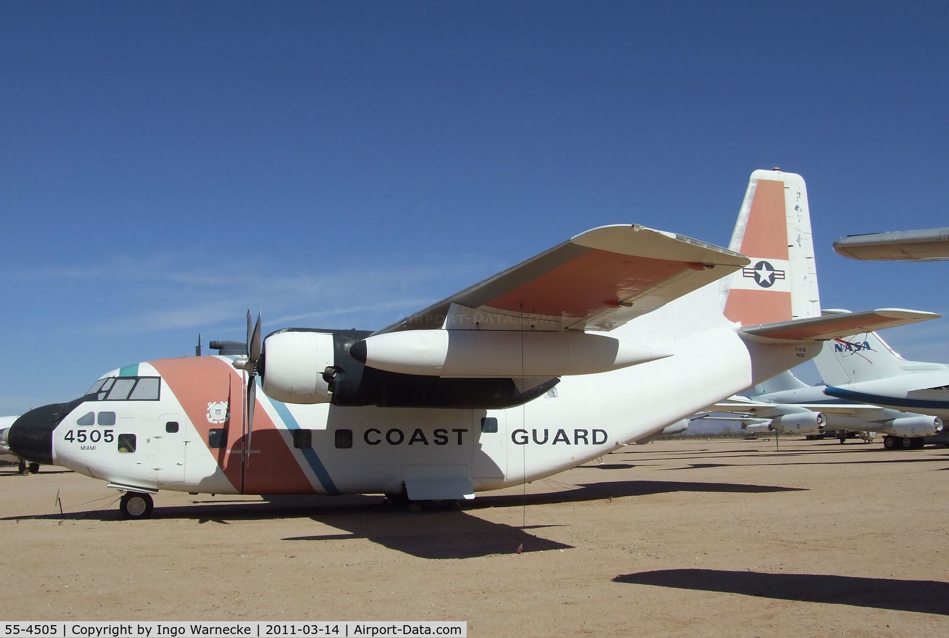 55-4505, 1955 Fairchild C-123B Provider C/N 20166, Fairchild C-123B Provider at the Pima Air & Space Museum, Tucson AZ