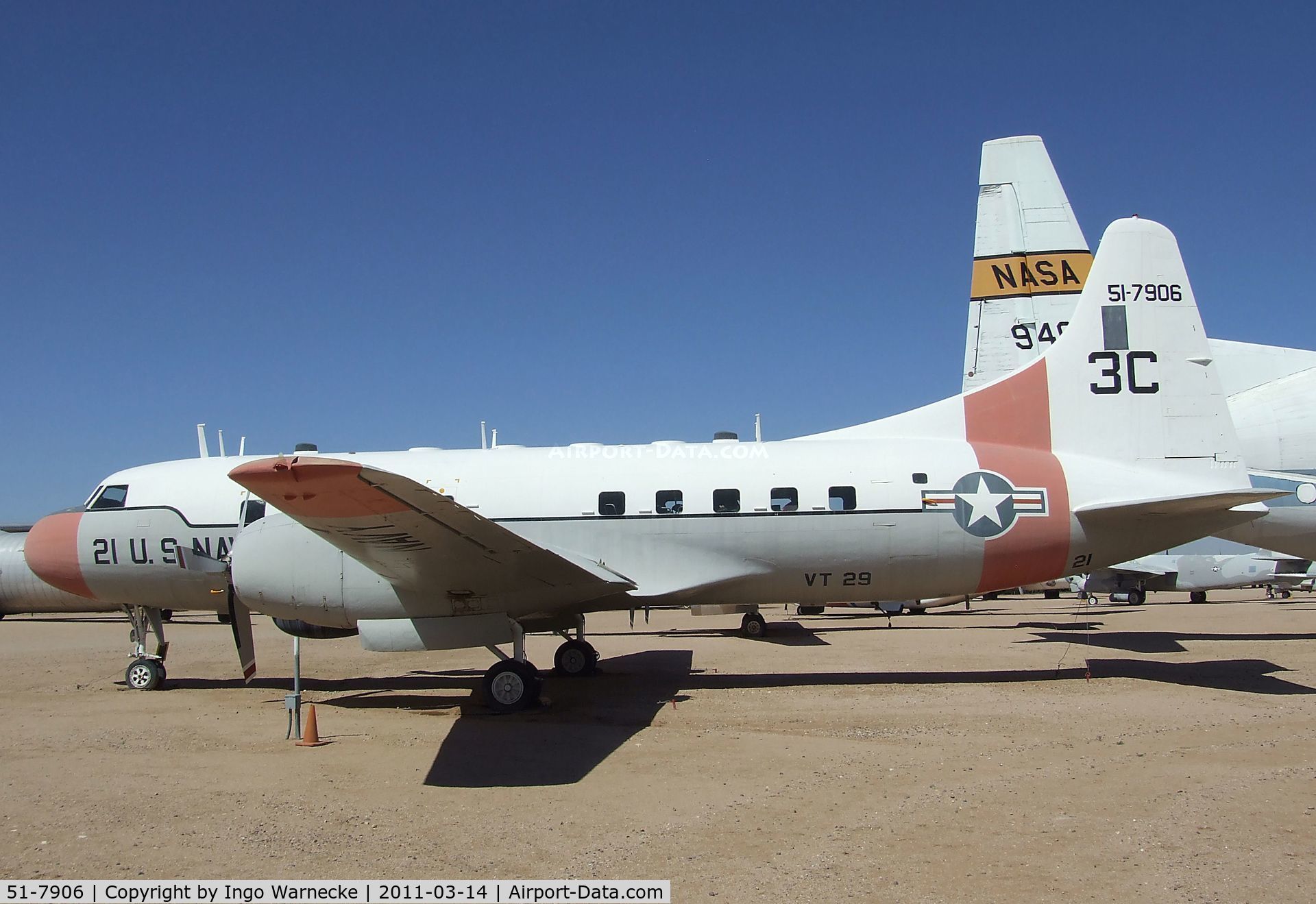 51-7906, 1951 Convair T-29B C/N 240-318, Convair T-29B at the Pima Air & Space Museum, Tucson AZ