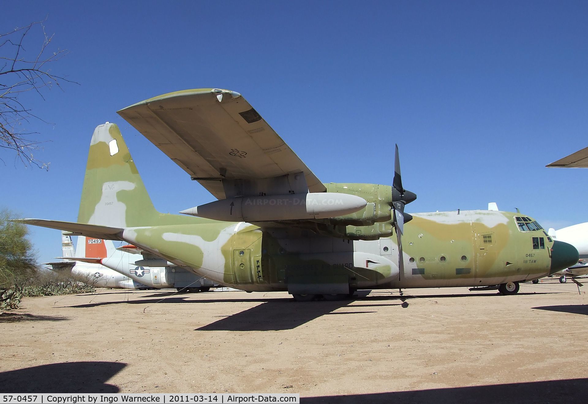 57-0457, 1957 Lockheed C-130A Hercules C/N 182-3164, Lockheed C-130A Hercules at the Pima Air & Space Museum, Tucson AZ
