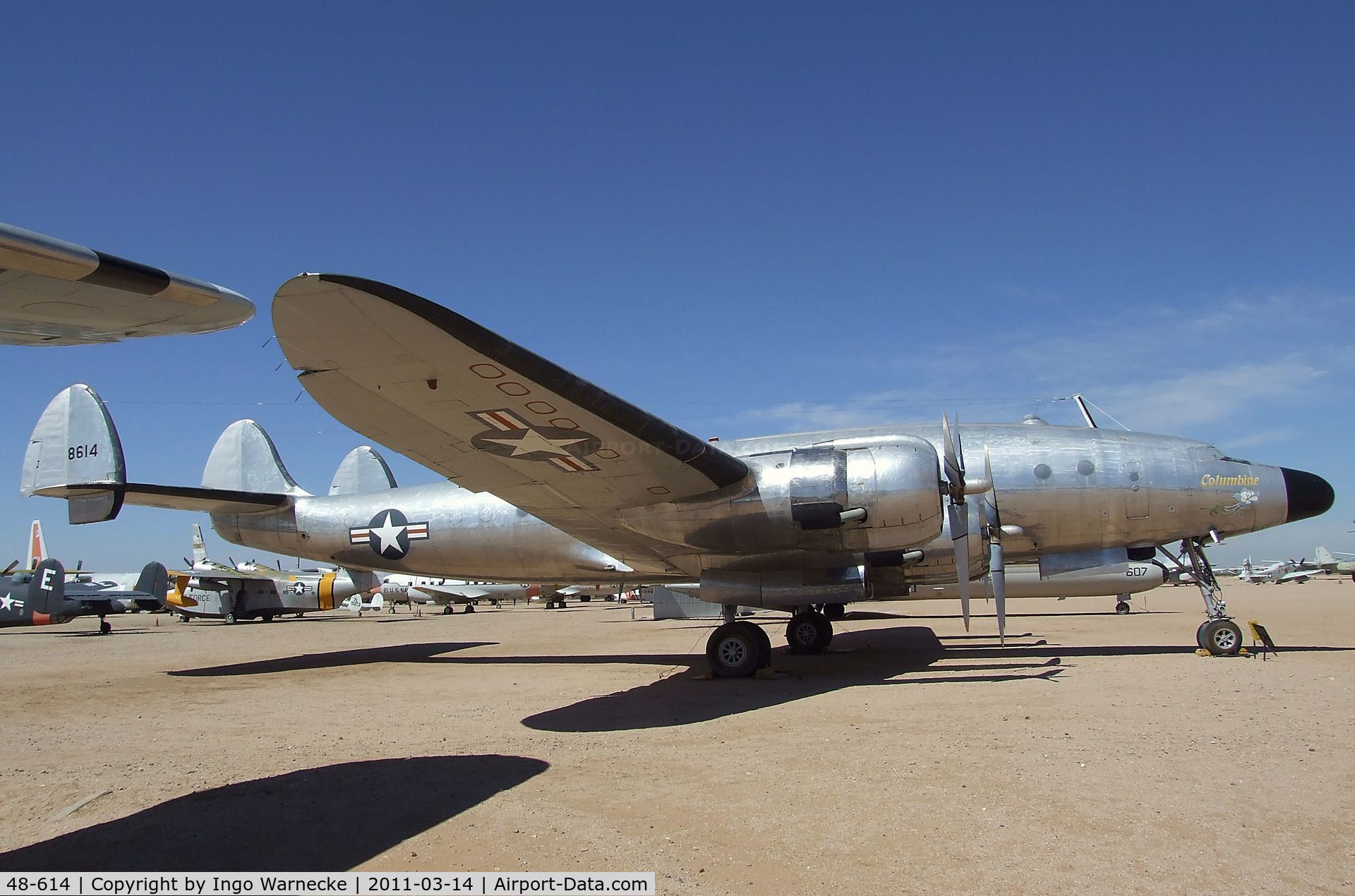 48-614, 1948 Lockheed VC-121A Constellation C/N 749-2606, Lockheed C-121A Constellation at the Pima Air & Space Museum, Tucson AZ
