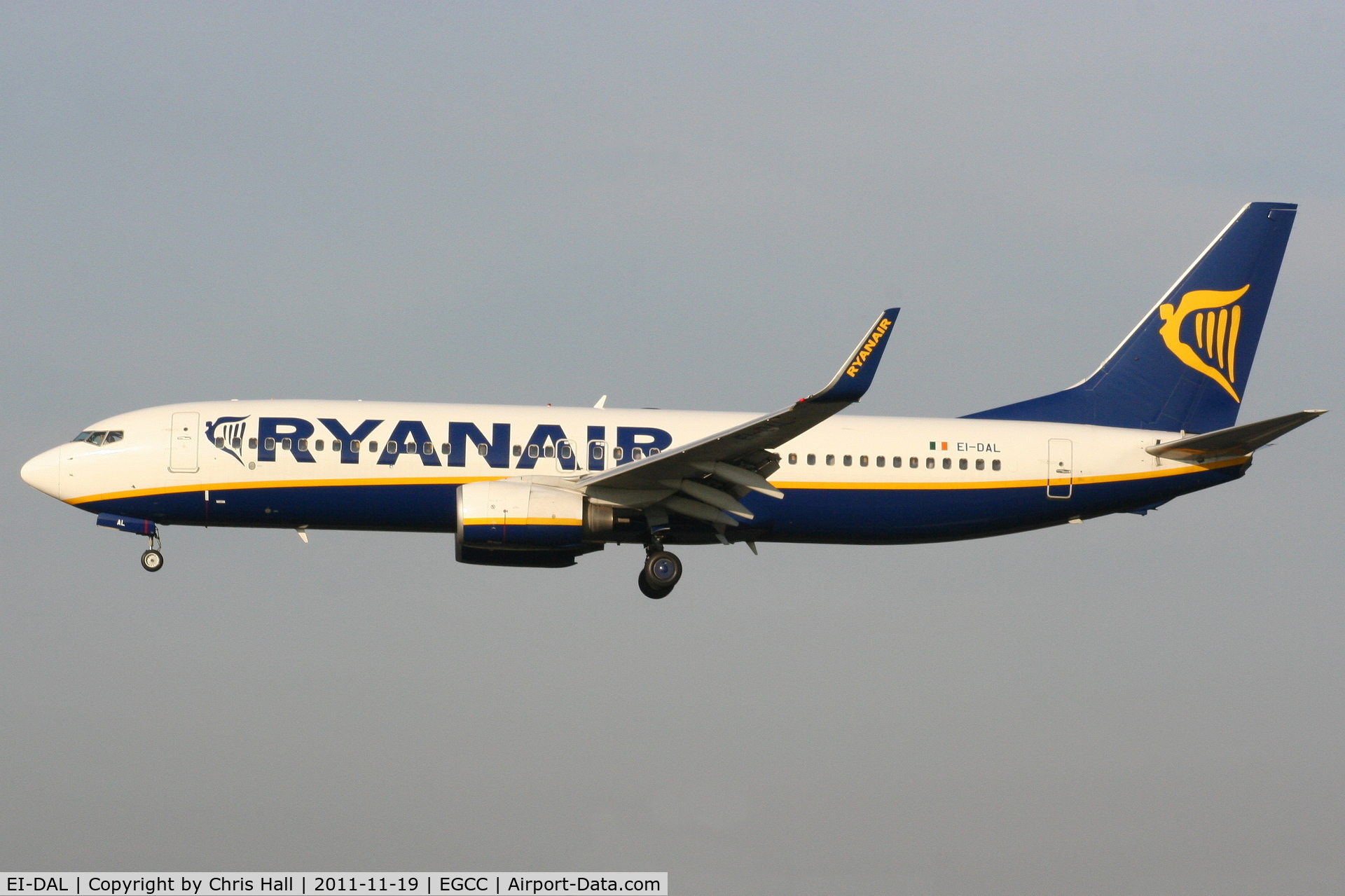 EI-DAL, 2003 Boeing 737-8AS C/N 33718, Ryanair