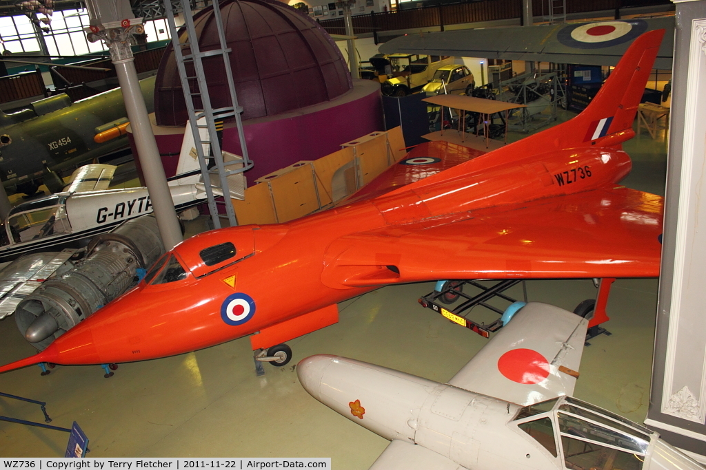 WZ736, 1953 Avro 707A C/N Not found WZ736, At the Museum of Science and Industry in Manchester UK  - Air and Space Hall