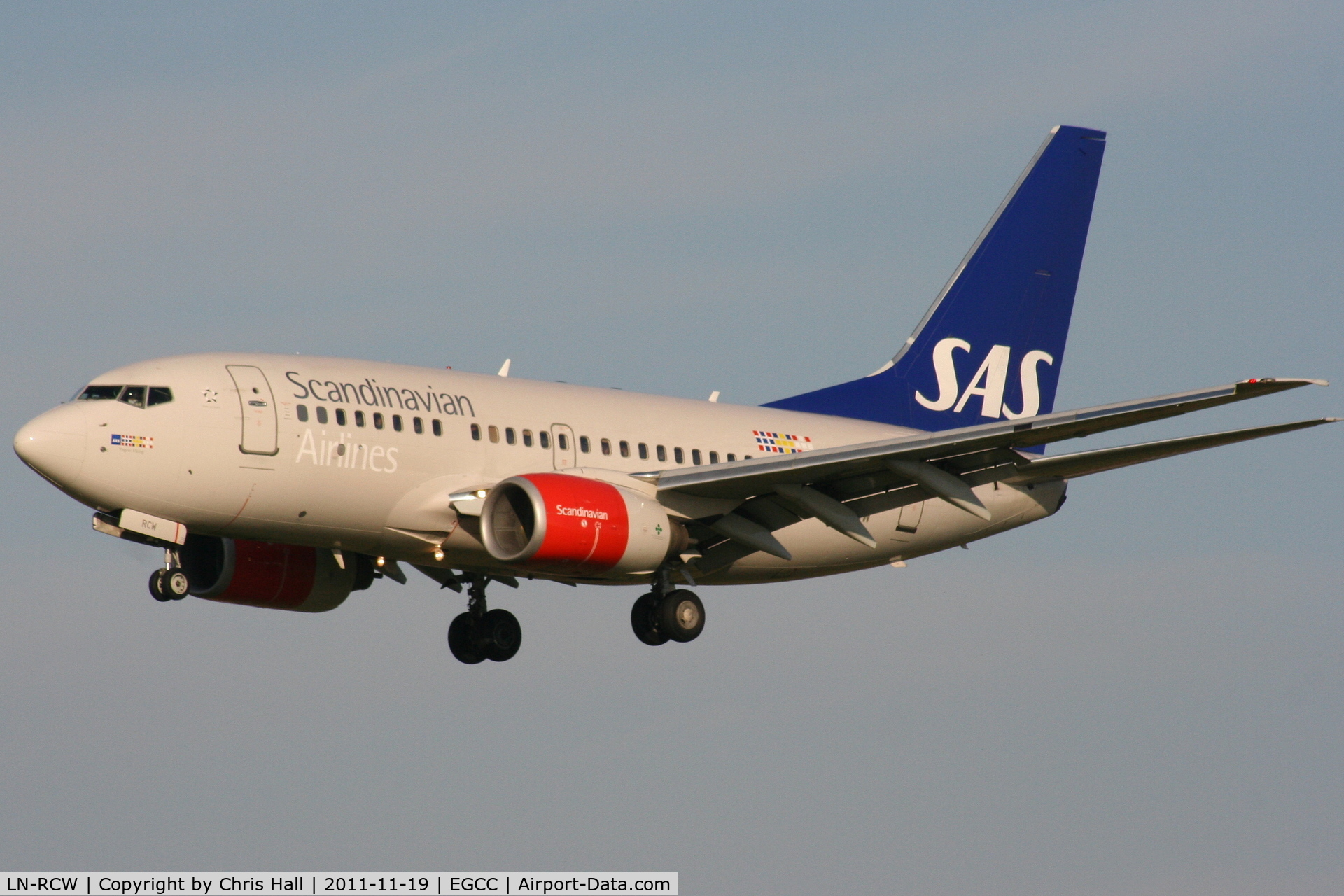 LN-RCW, 1999 Boeing 737-683 C/N 28308, Scandinavian Airlines