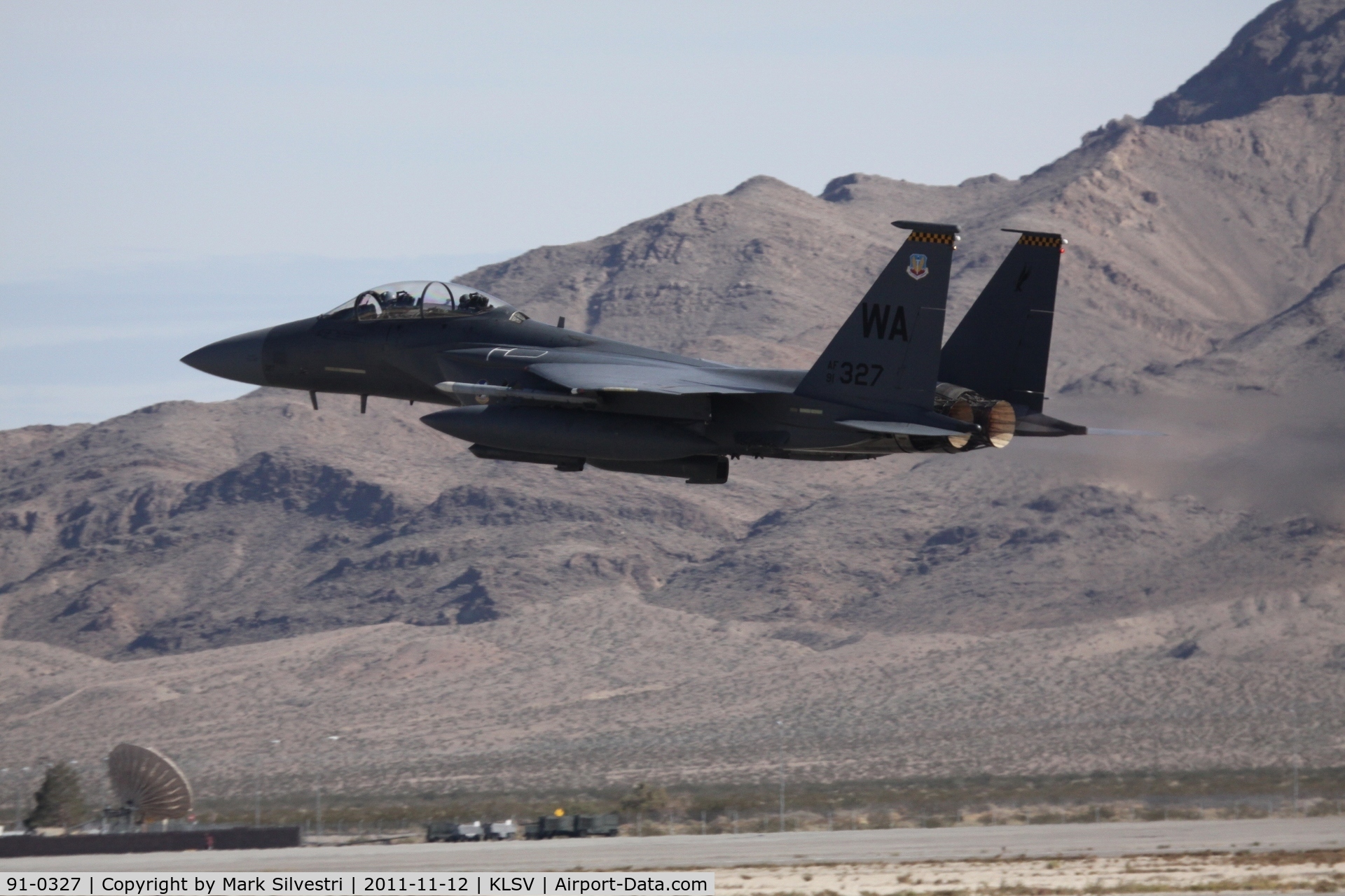 91-0327, 1991 McDonnell Douglas F-15E Strike Eagle C/N 1234/E192, Aviation Nation 2011