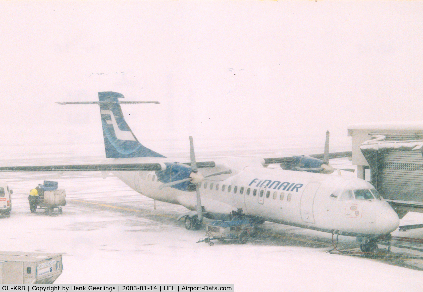 OH-KRB, 1989 ATR 72-201 C/N 140, Finnair, winter 2003